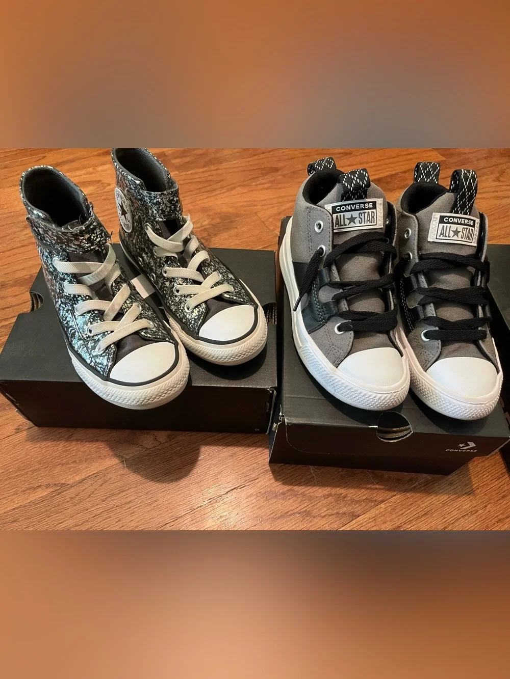 Lot Of 2 Converse Chuck Taylor High Top Shoes Size 13.
